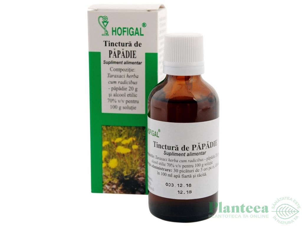 Tinctura papadie 50ml - HOFIGAL