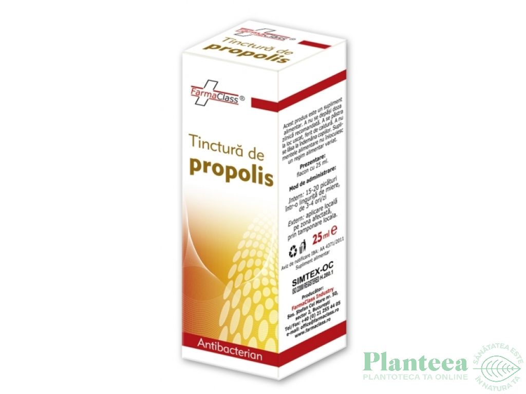 Tinctura propolis 30% 25ml - FARMACLASS