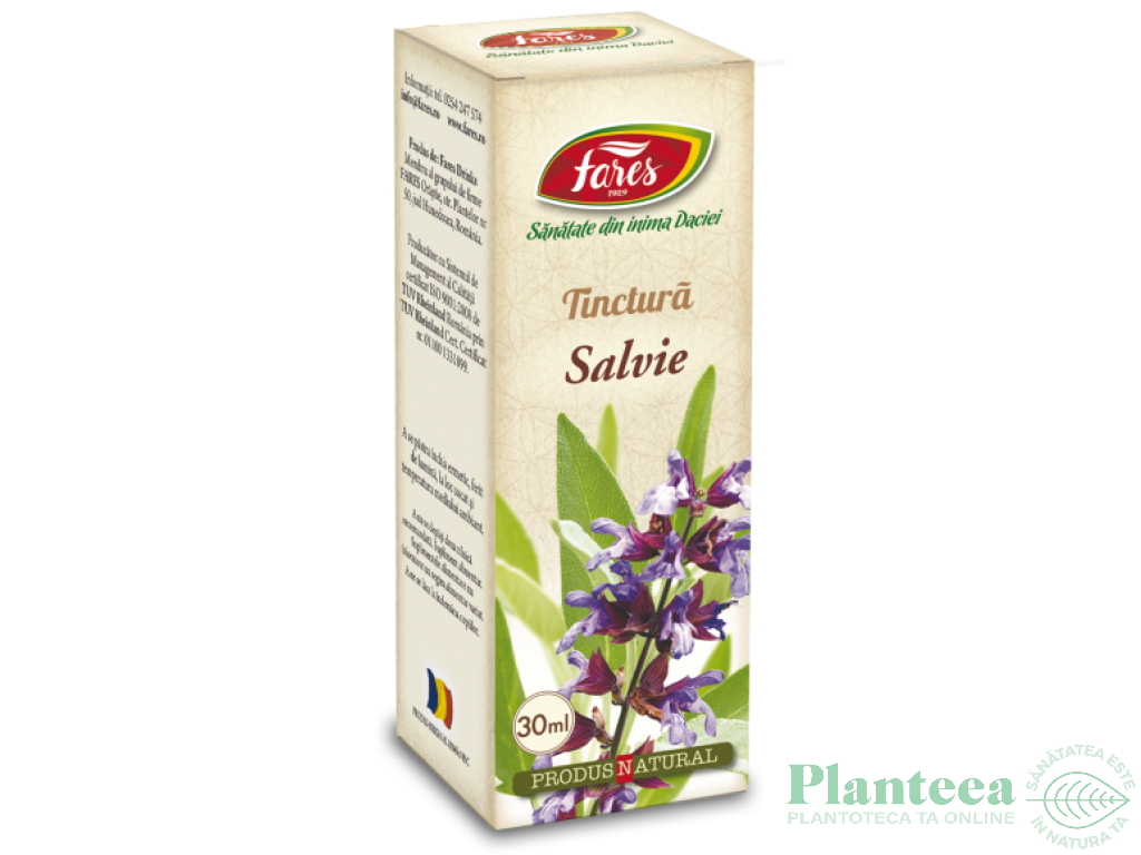 Tinctura salvie 30ml - FARES