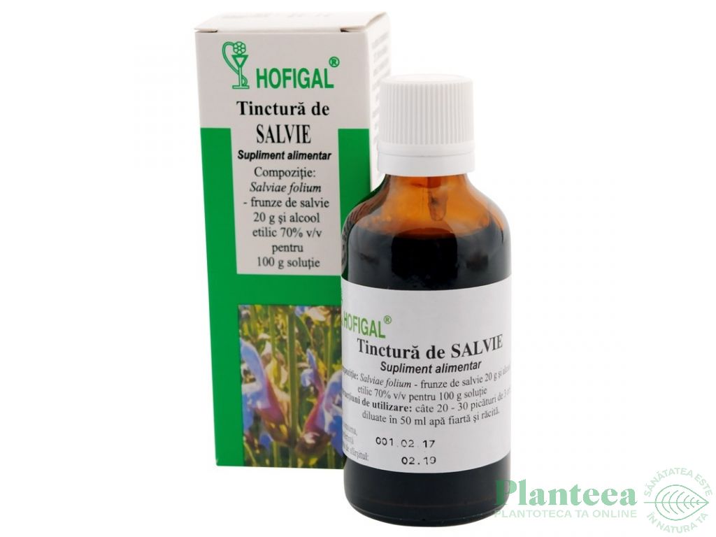 Tinctura salvie 50ml - HOFIGAL