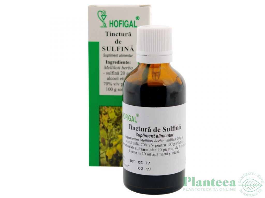 Tinctura sulfina 50ml - HOFIGAL