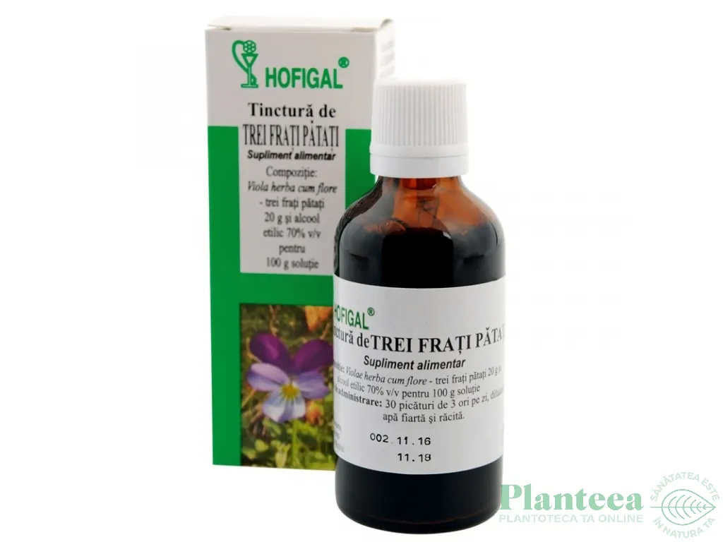 Tinctura trei frati patati 50ml - HOFIGAL