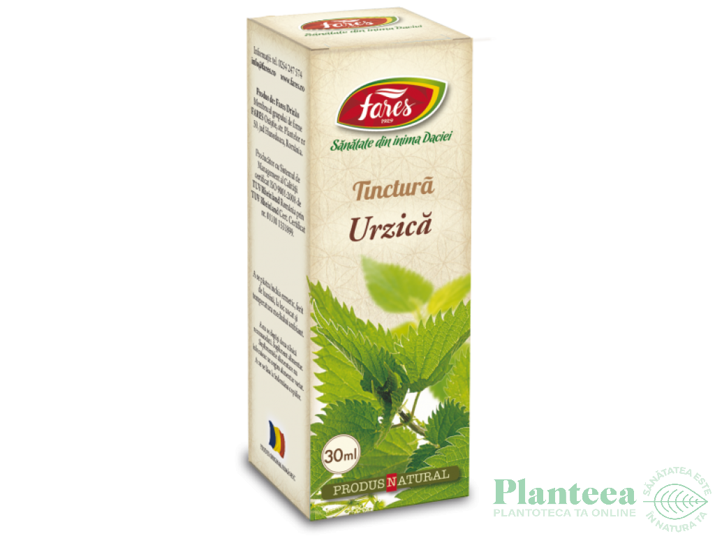 Tinctura urzica 30ml - FARES