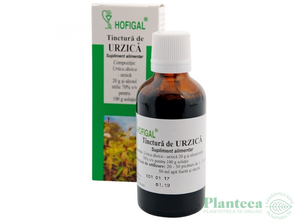 Tinctura urzica 50ml - HOFIGAL