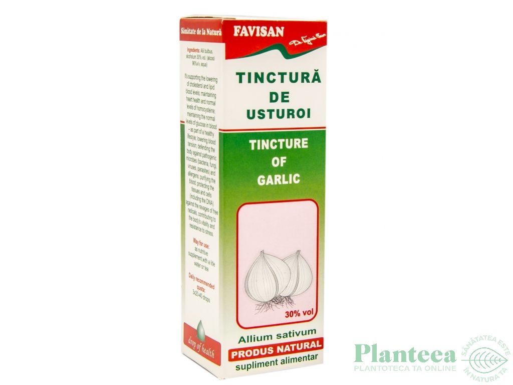 Tinctura usturoi 50ml - FAVISAN