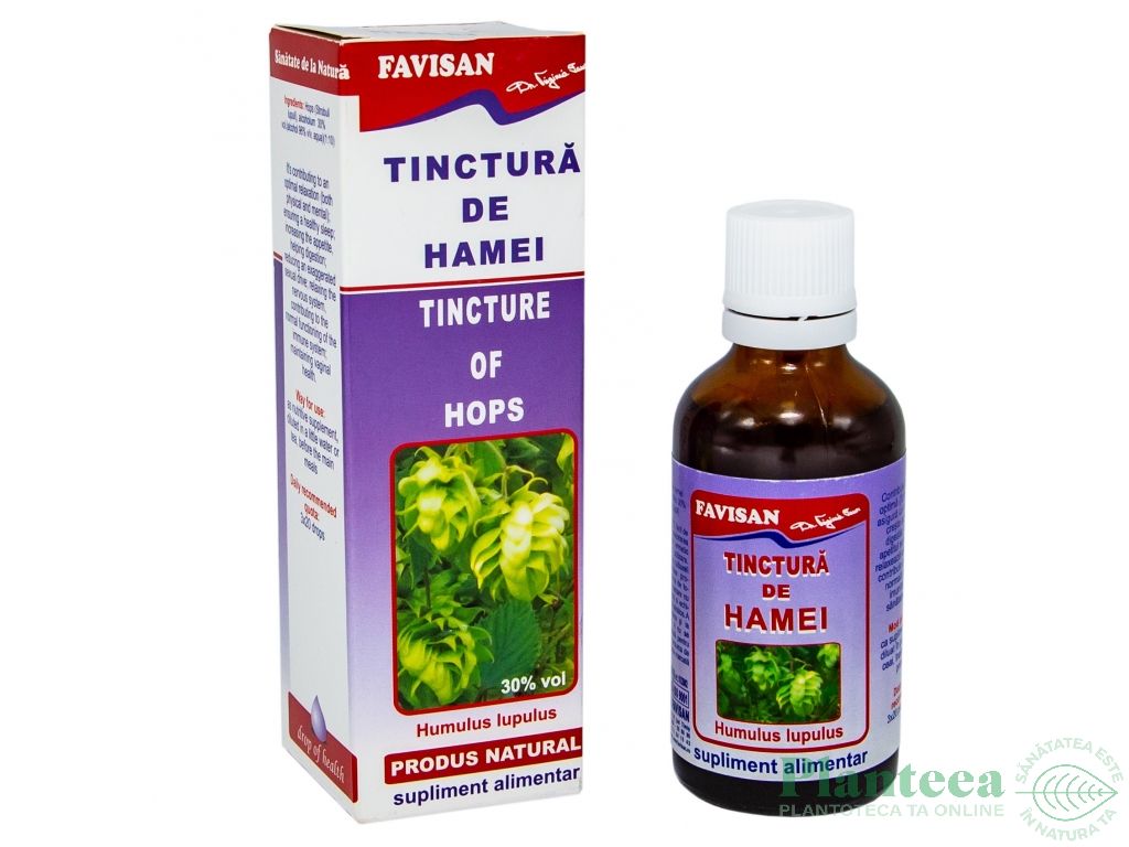 Tinctura conuri hamei 50ml - FAVISAN