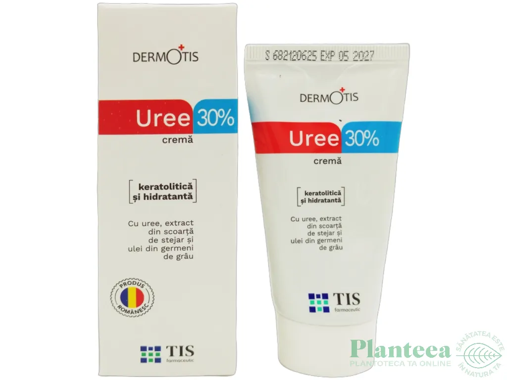 Crema cu uree 30% keratolitica hidratanta 50ml - TIS