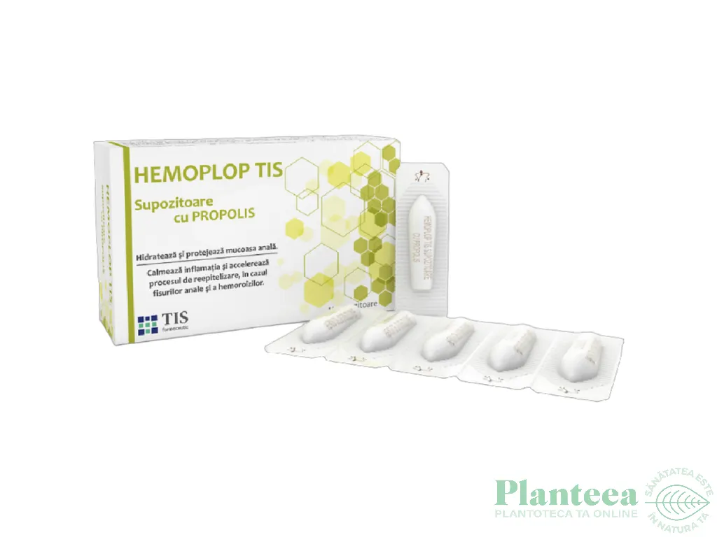 Supozitoare propolis Hemoplop 10b - TIS