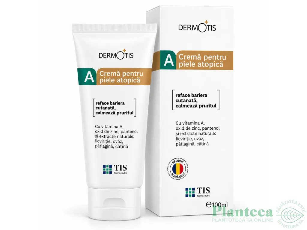 Crema hidratanta calmanta reparatoare piele atopica 100ml - TIS