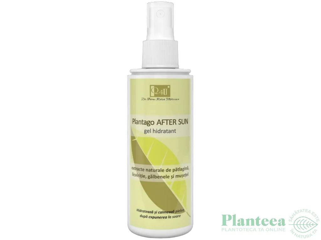 Gel dupa plaja hidratant Plantago 110ml - TIS