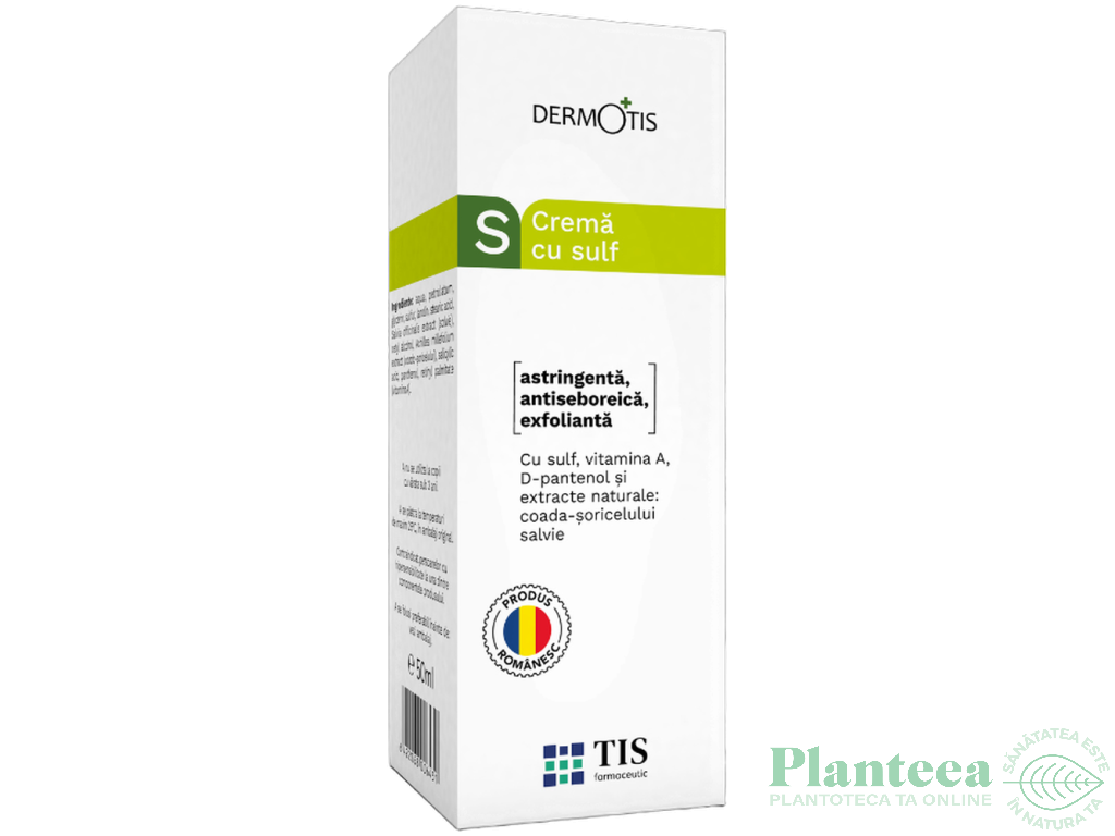 Crema sulf DermoTis 50ml - TIS