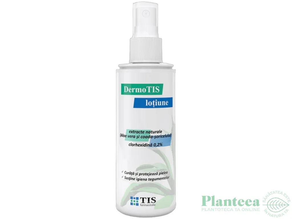 Lotiune clorhexidina 0,2% extracte naturale DermoTis spray 110ml - TIS