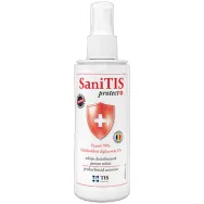 Solutie igienizanta maini suprafete 70% etanol clorhexidina digluconat 2% SaniTis 110ml - TIS