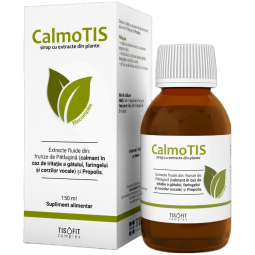 Sirop fitocomplex patlagina propolis CalmoTis TisoFit 150ml - TIS