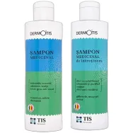Kit Sampoane tratament dermatite [Rezorcina+Intretinere] DermoTis 2x120ml - TIS