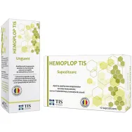 Kit antihemoroidal HemoPlop [Unguent 50ml + Supozitoare 10b] 2b - TIS
