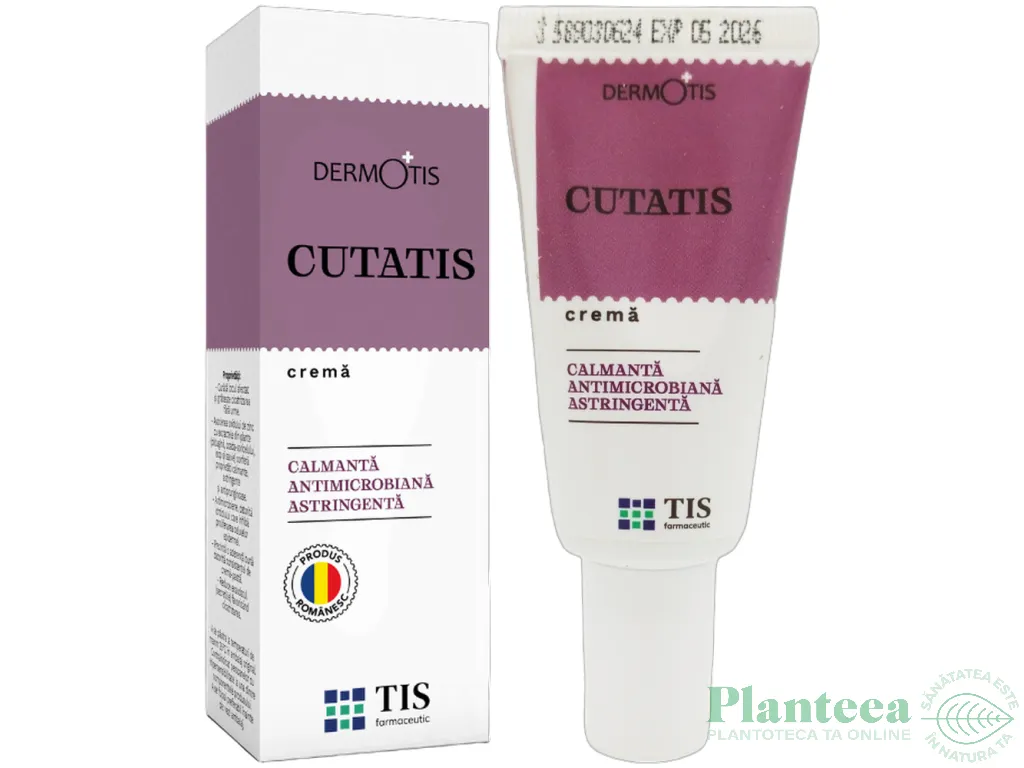 Crema calmanta antimicrobiana CutaTis Dermotis 20ml - TIS