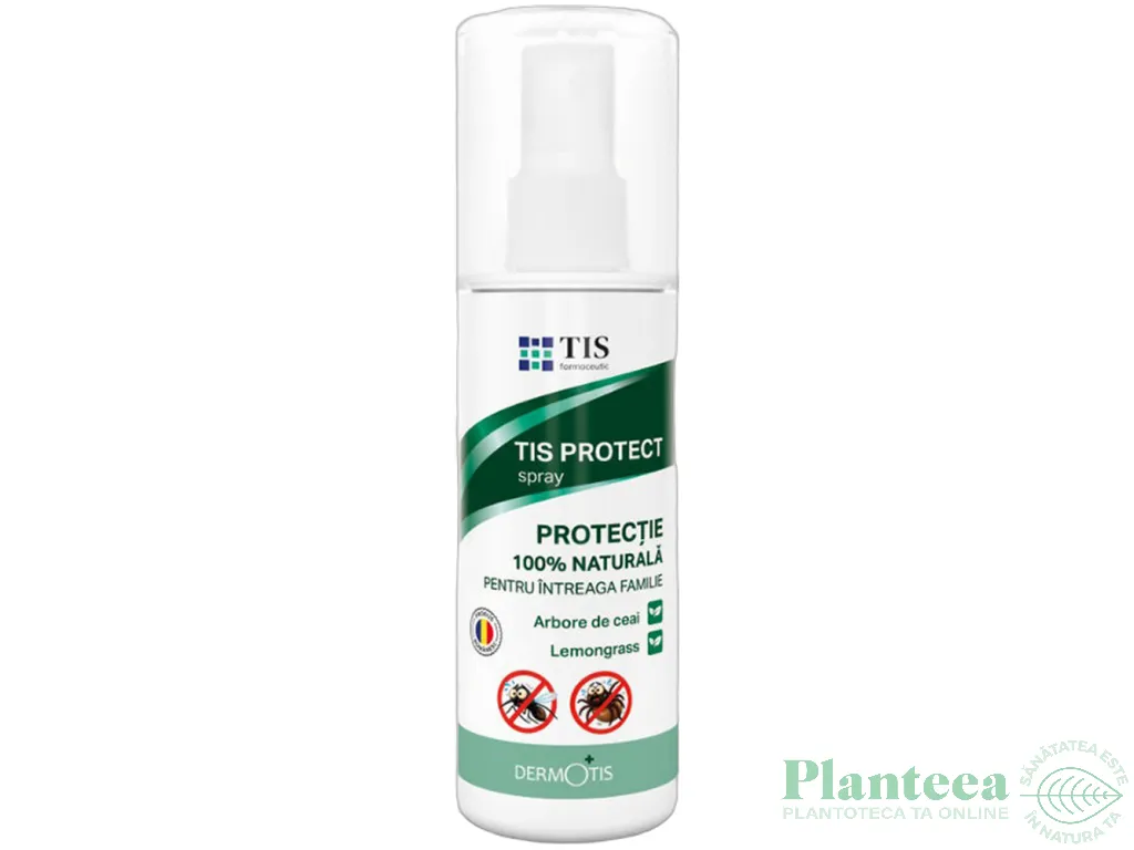 Spray protectie naturala intreaga familie TisProtect 100ml - TIS