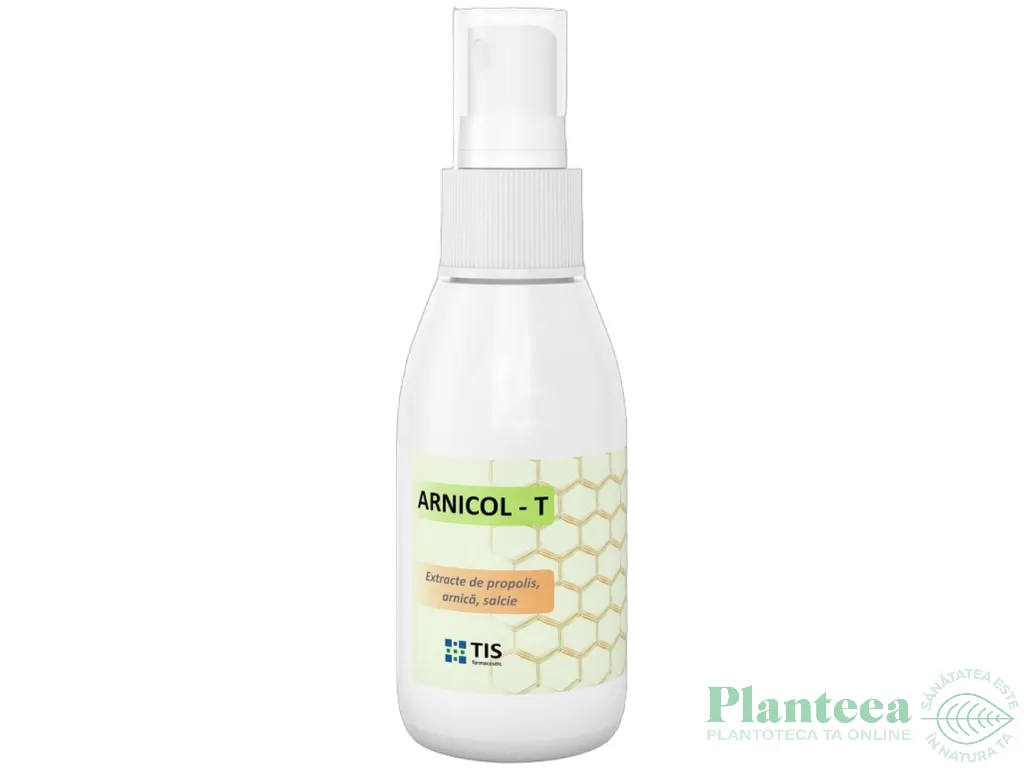 Solutie antiacneica propolis arnica salcie Arnicol T 50ml - TIS