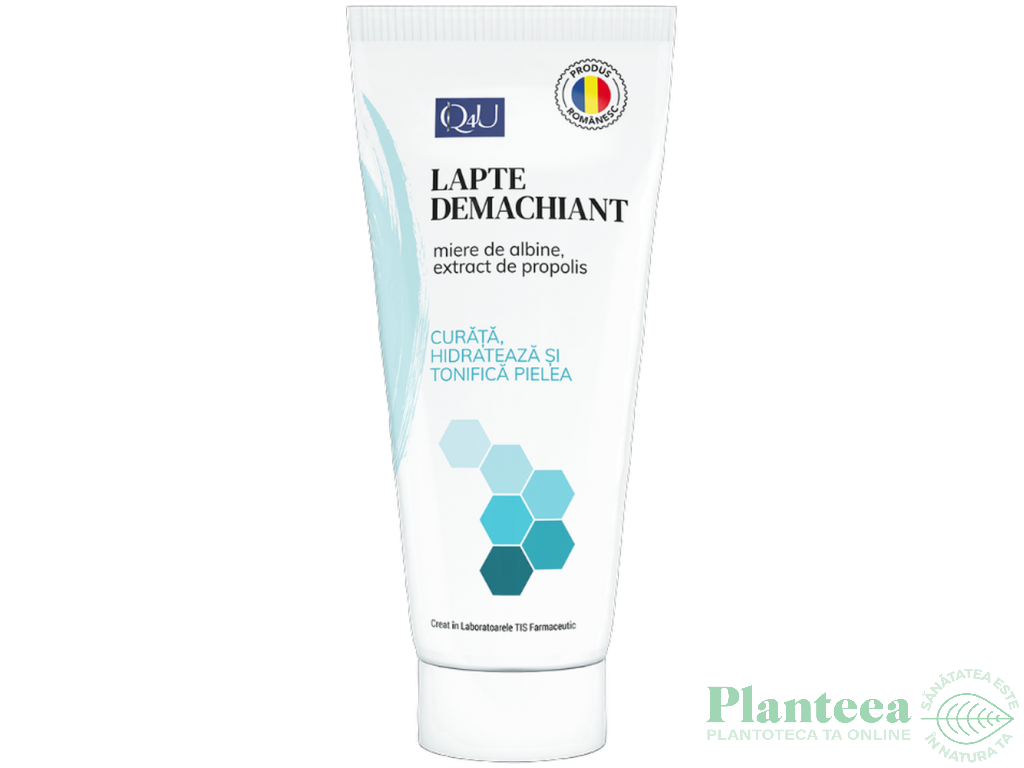 Lapte demachiant Q4U 100ml - TIS