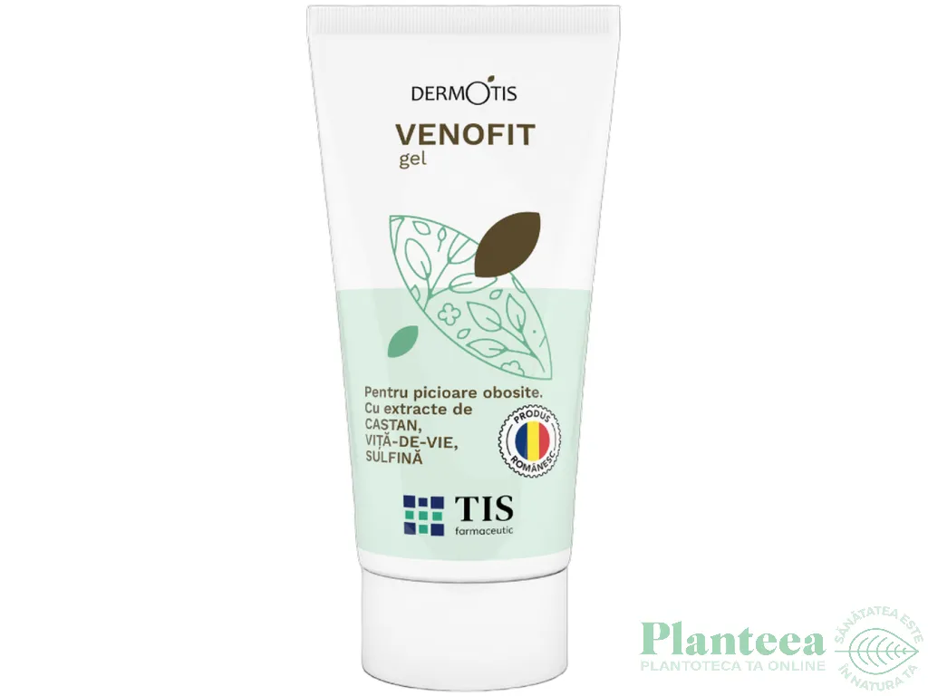Gel picioare obosite Venofit DermoTis 50ml - TIS