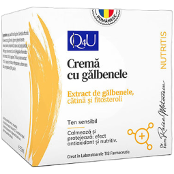 Crema galbenele ten sensibil Q4U NutriTis 50ml - TIS