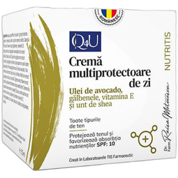 Crema zi multiprotectoare spf10 Q4U NutriTis 50ml - TIS
