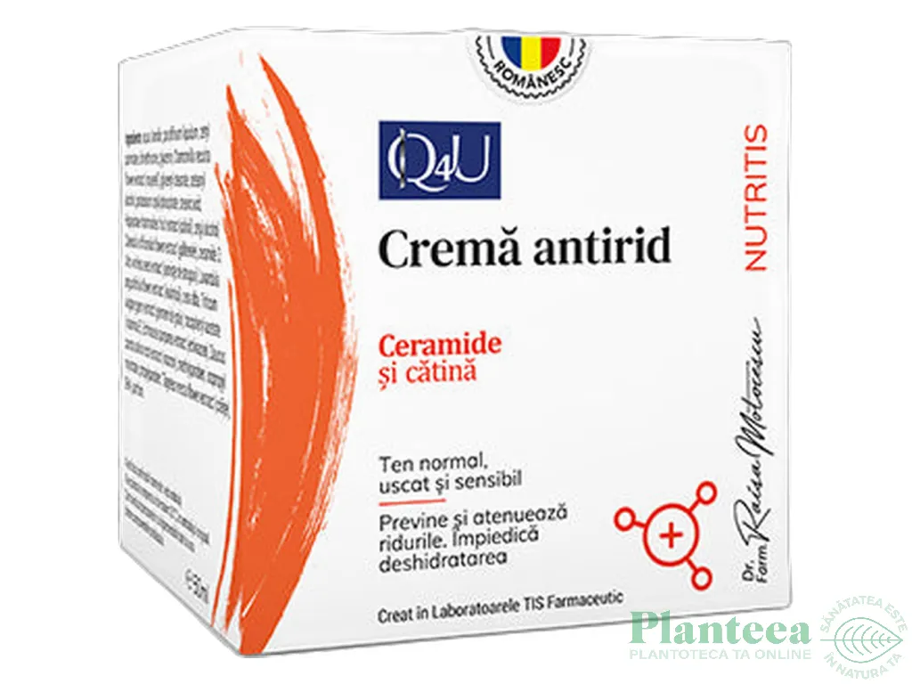 Crema antirid ceramide catina Q4U NutriTis 50ml - TIS