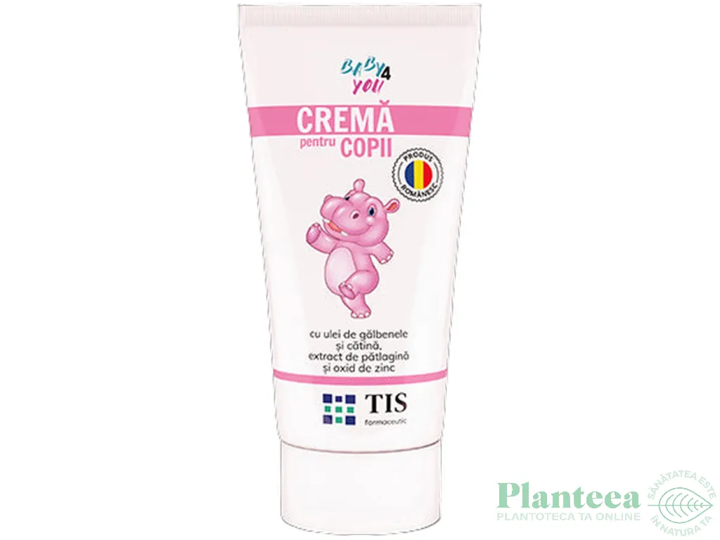 Crema copii ulei galbenele catina Baby4You 50ml - TIS