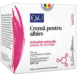 Crema albire arbutina licviritie spf10 Q4U MaTis 50ml - TIS