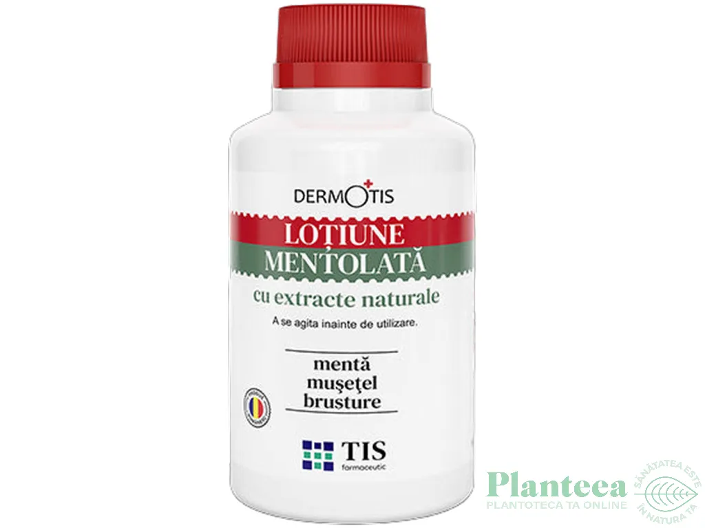 Lotiune mentolata cu extracte naturale DermoTis 100ml - TIS