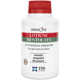 Lotiune mentolata cu extracte naturale DermoTis 100ml - TIS