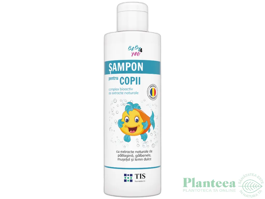Sampon copii complex bioactiv natural Baby4You 250ml - TIS