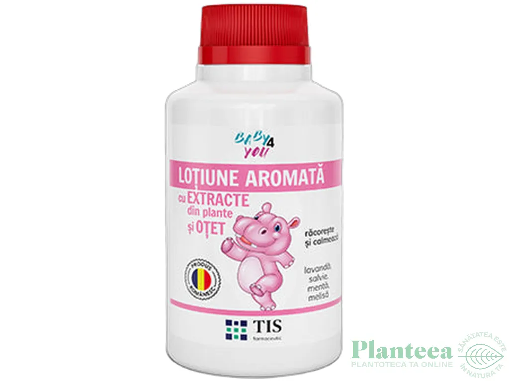 Lotiune aromata plante otet copii 100ml - TIS