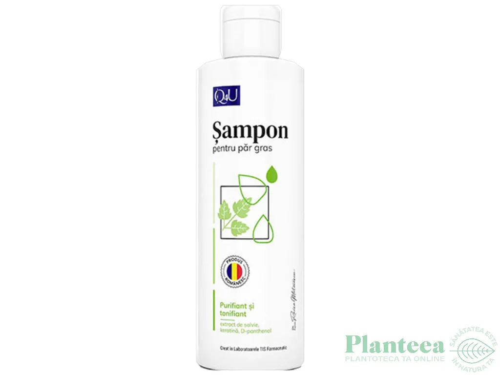 Sampon purifiant tonifiant par gras Q4U 250ml - TIS