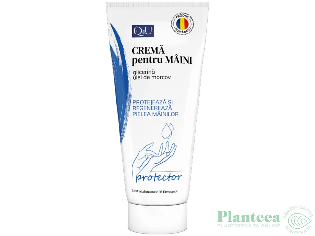 Crema maini glicerina Q4U 100ml - TIS