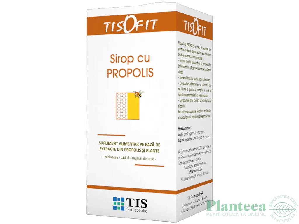 Sirop catina propolis 100ml - TIS