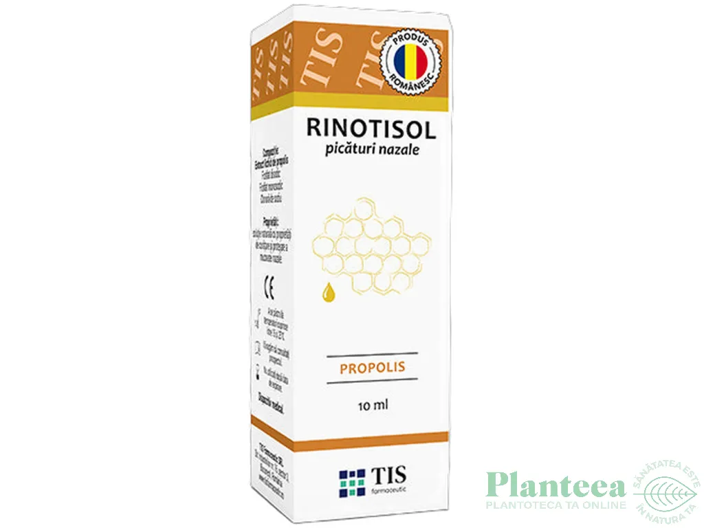 Picaturi nazale propolis Rinotisol 10ml - TIS