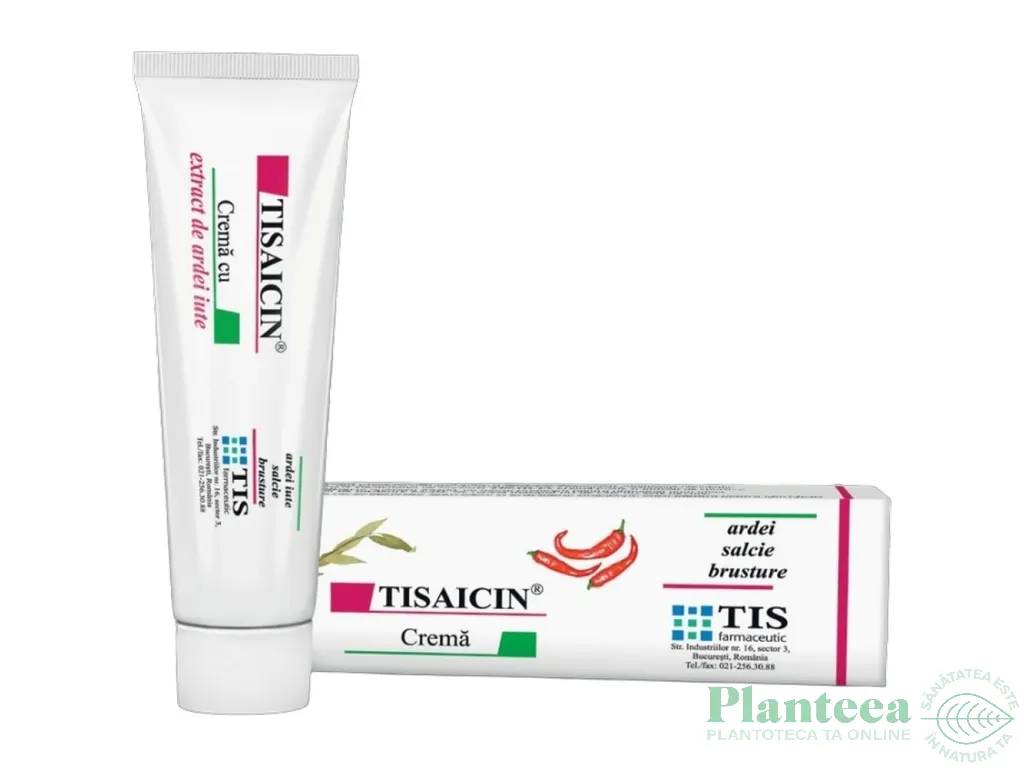 Crema ardei iute Tisaicin 50ml - TIS