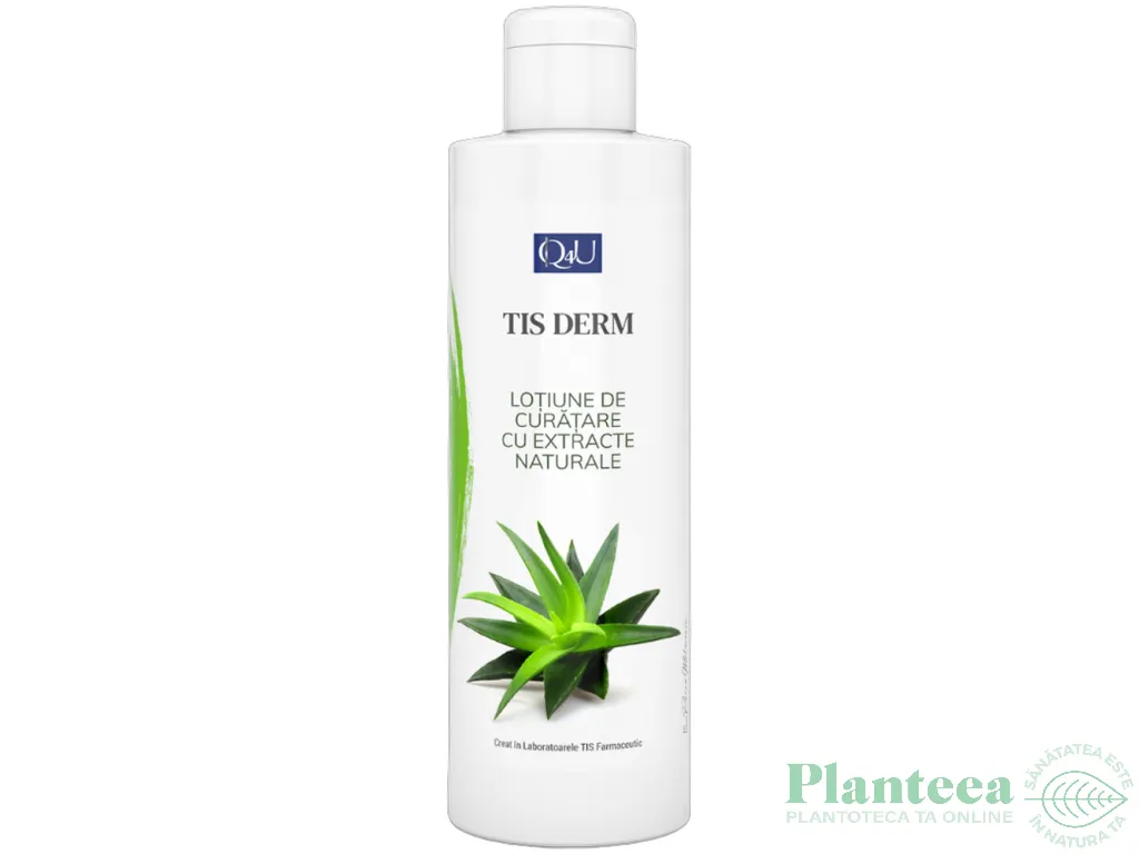 Lotiune curatare fata Q4U TisDerm 200ml - TIS