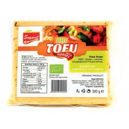 Tofu ardei {pg} eco 200g - SOYAVIT