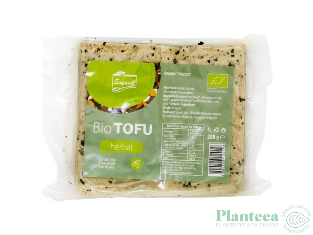 Tofu verdeturi {pg} eco 200g - SOYAVIT