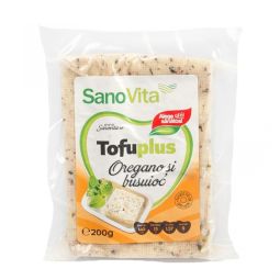 Tofu plus busuioc oregano 200g - SANOVITA