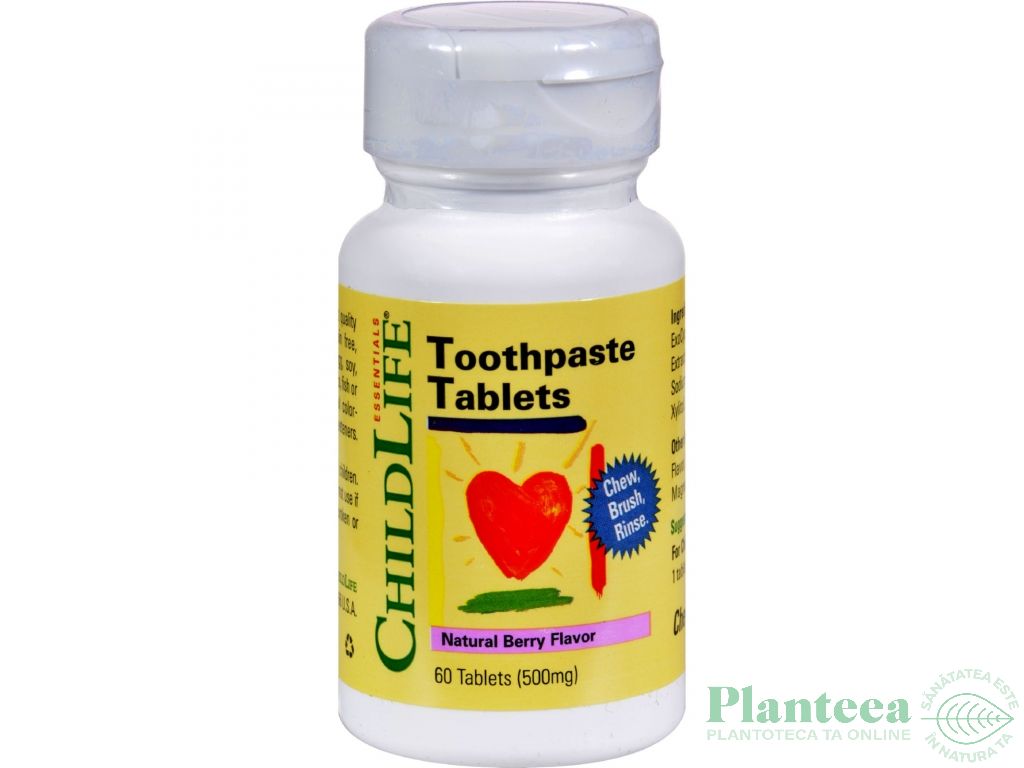 Toothpast tablets 60cp - CHILDLIFE ESSENTIALS