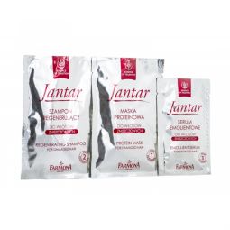 Kit tratament par deteriorat [masca 17ml+sampon 15ml+ser 5ml] Jantar 3b - FARMONA