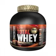 Pulbere proteica Total Whey capsuni 2kg - GOLD NUTRITION