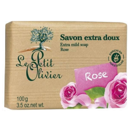 Sapun extra moale trandafir 100g - LE PETIT OLIVIER