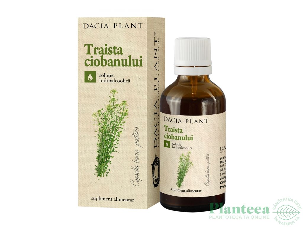 Tinctura traista ciobanului 50ml - DACIA PLANT