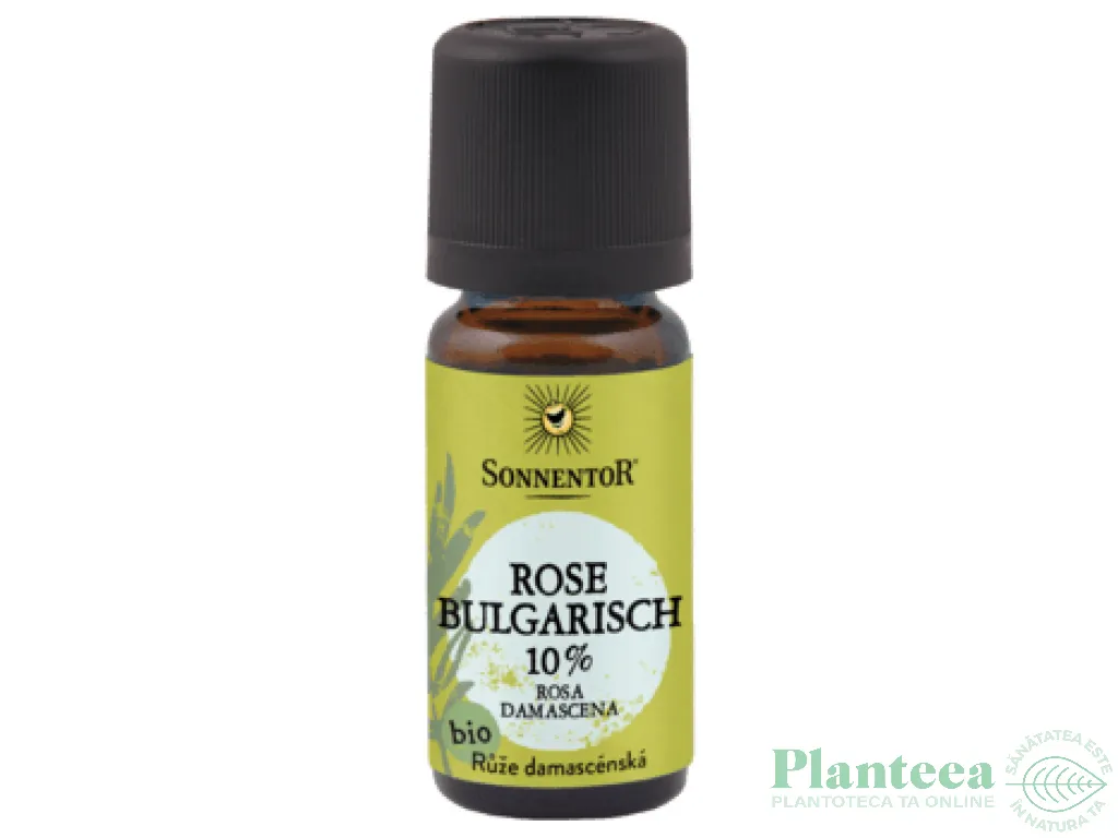 Tester ulei esential trandafiri bulgaresti 10% eco 10ml - SONNENTOR