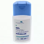 Gel curatare maini antibacterian 70%alcool 60ml - TRANSVITAL